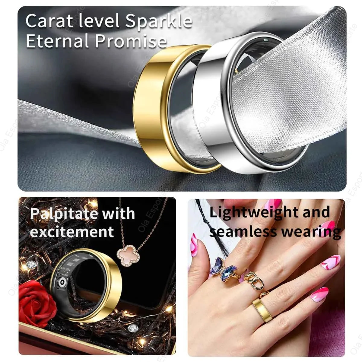 Smart Fitness Ring for Men and Woman