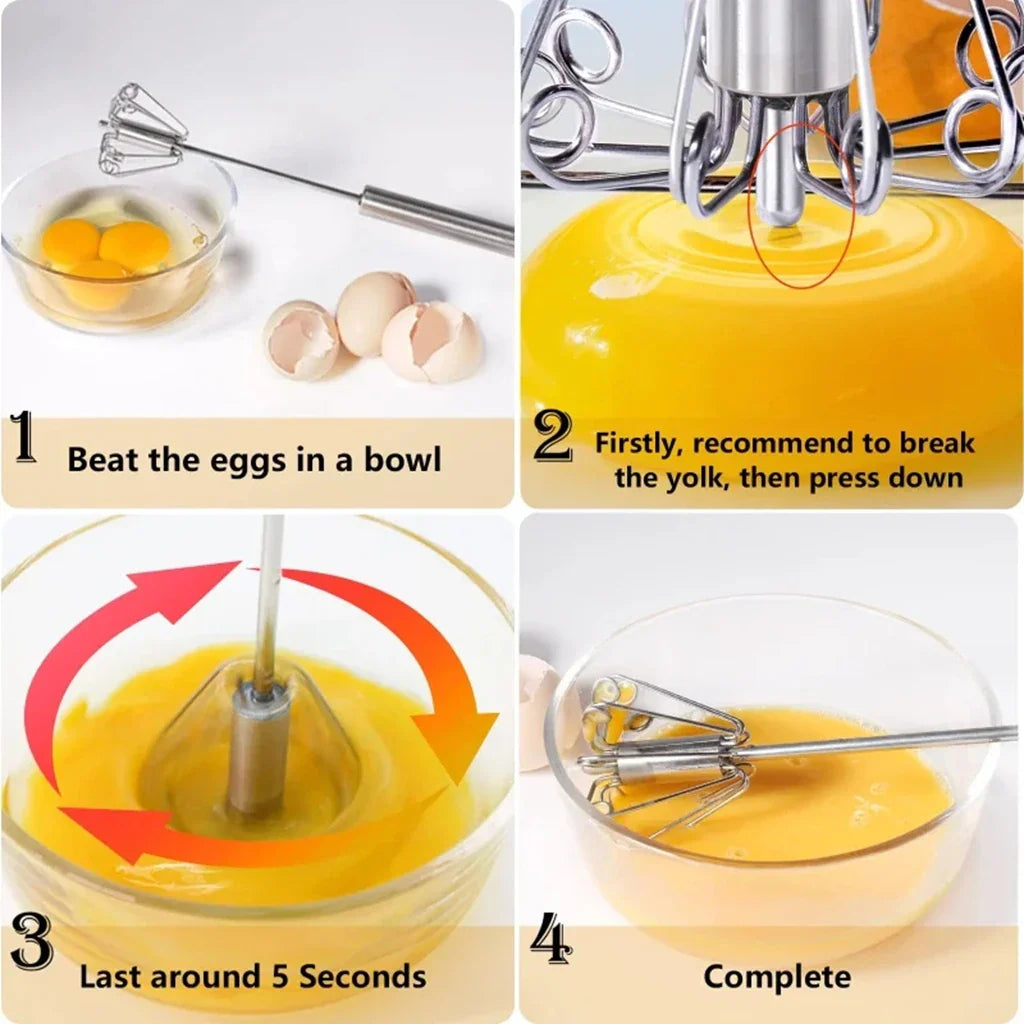 Novaro 304 Stainless Steel Automatic whisk