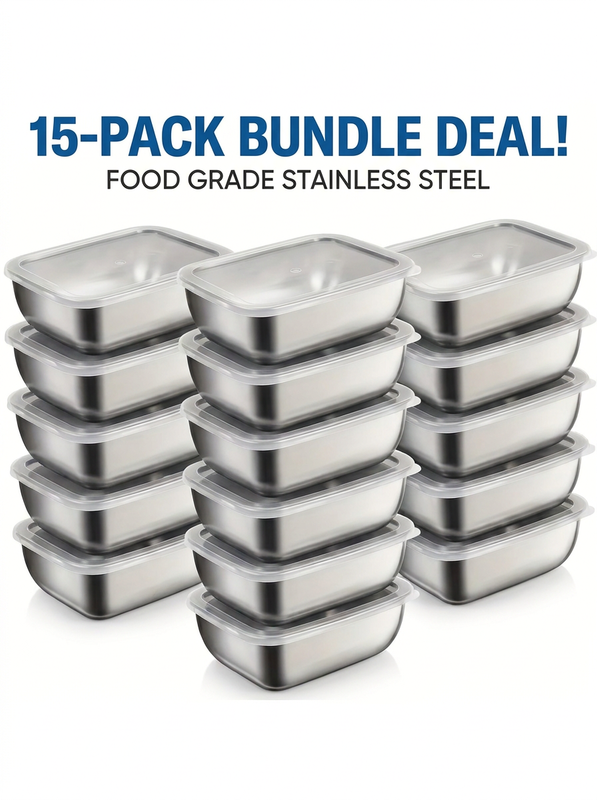 Novaro Stainless Steel Food Containers